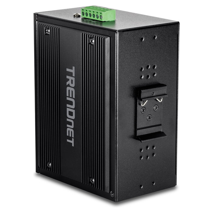 TRENDnet TI-G262 Switch Industrial con Montaje en Riel DIN, 24 Puertos Gigabit Ethernet + 2 SFP, 52 Gbps, -40 a 75 grados C