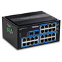 TRENDnet TI-G262 Switch Industrial con Montaje en Riel DIN, 24 Puertos Gigabit Ethernet + 2 SFP, 52 Gbps, -40 a 75 grados C