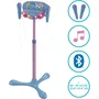 Lexibook Micrófono Karaoke Stitch Disney con 2 micrófonos y altavoz Bluetooth
