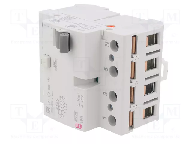ETI POLAM Interruptor diferencial EFI 4 polos 16A 30mA