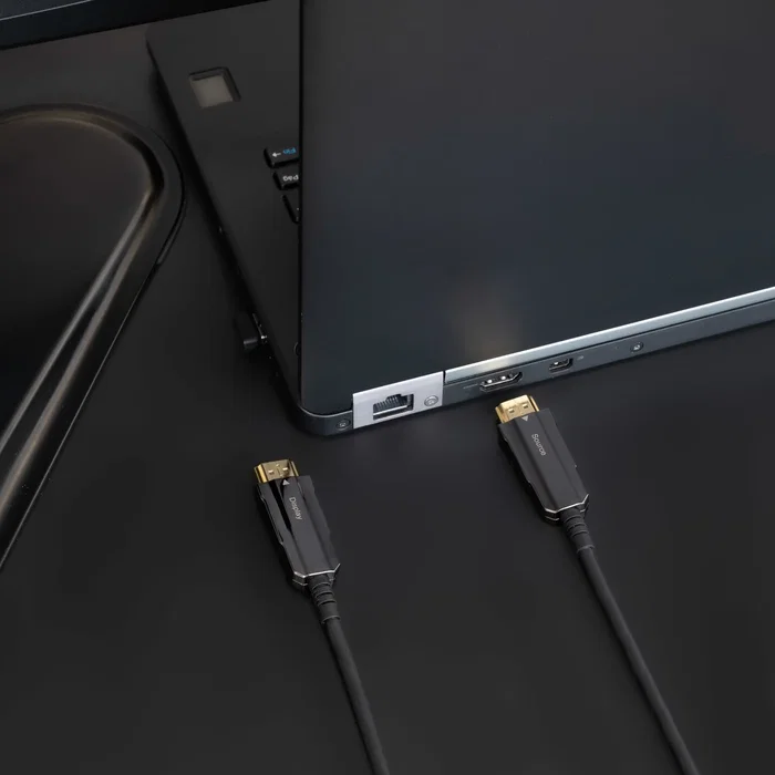 Nanocable Cable HDMI 2.0 AOC Fibra Óptica 30m - 4K@60Hz 18Gbps HDR Hdmi Macho-Hdmi Macho - Negro