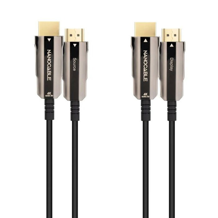 Nanocable Cable HDMI V2.0 AOC 4K@60Hz 18Gbps 30m Negro