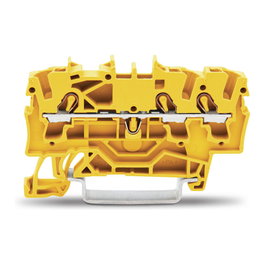 WAGO 2002-1306 TOPJOB S Terminal de paso 3-Leiter amarillo 2.5 mm²