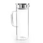 Ibili Jarra de Borosilicato y Acero Inoxidable 1,5 l Slim