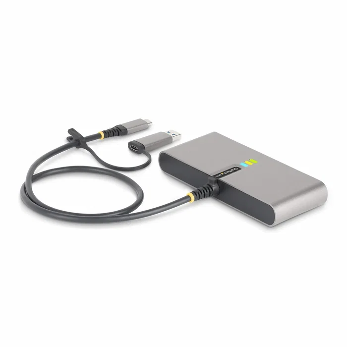 StarTech Hub USB-C a USB-A con Ethernet Gigabit y RS232