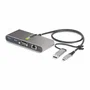 StarTech.com Hub USB-C con 2 puertos USB-A, Ethernet Gigabit y RS232 Gris