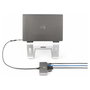 StarTech.com Hub USB-C con 2 puertos USB-A, Ethernet Gigabit y RS232 Gris