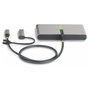 StarTech.com Hub USB-C con 2 puertos USB-A, Ethernet Gigabit y RS232 Gris