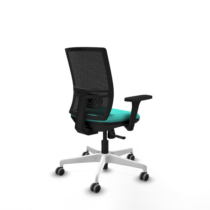 PIQUERAS Y CRESPO Silla de oficina Yunquera con mecanismo Sincro, Turquesa y Negro PIQUERAS Y CRESPO Silla de oficina Yunquera con mecanismo Sincro, Turquesa y Negro