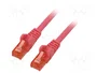 GOOBAY Cable Patch Cord Cat 6 U/UTP 10m Rosa