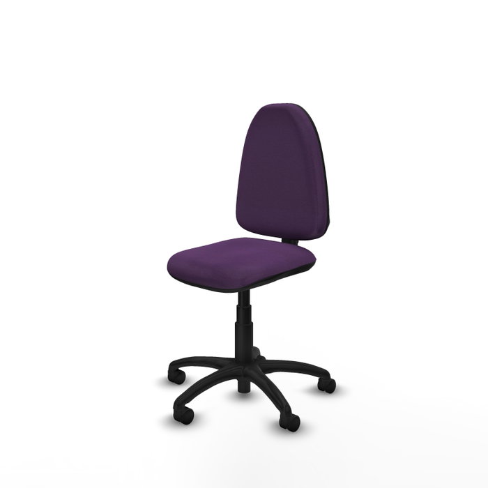 PIQUERAS Y CRESPO Silla de oficina Aýna, Tela Morada, Sin brazos PIQUERAS Y CRESPO Silla de oficina Aýna, Tela Morada, Sin brazos