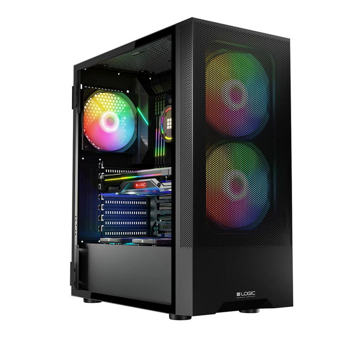 Logic Arya ARGB Midi Tower Negra Logic Arya ARGB Midi Tower Negra