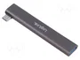 LOGILINK Hub USB 3.2 Gen1 con 4 puertos y conexión USB-C, gris