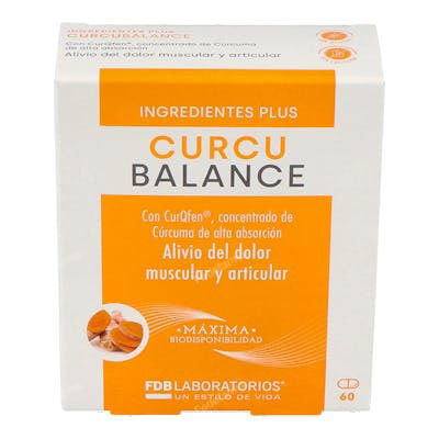 FDB CurQfen® 500 mg Curcumina Natural Alta Biodisponibilidad 60 Cápsulas FDB CurQfen® 500 mg Curcumina Natural Alta Biodisponibilidad 60 Cápsulas