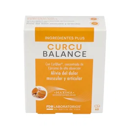 FDB CurQfen® 500 mg Curcumina Natural Alta Biodisponibilidad 60 Cápsulas