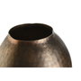 DKD Home Decor Jarrón de Aluminio Desgastado Dorado y Bronce NADIR