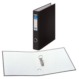 Dohe Carpeta de 2 anillas mixtas de 40 mm tamaño folio negro
