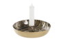 DKD Home Decor Candelabro Moderno Metal Marron Blanco 15 x 3 x 15 cm (4 Unidades)