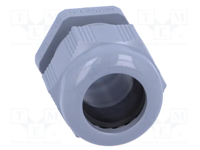 HELU Sello aislante M25 1,5 IP68 gris oscuro