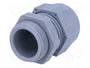 HELU Sello aislante M25 1,5 IP68 gris oscuro