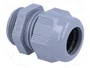 HELU Sello aislante M25 1,5 IP68 gris oscuro