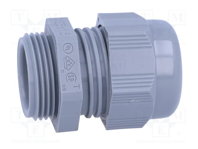 HELU Sello aislante M25 1,5 IP68 gris oscuro