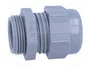HELU Sello aislante M25 1,5 IP68 gris oscuro