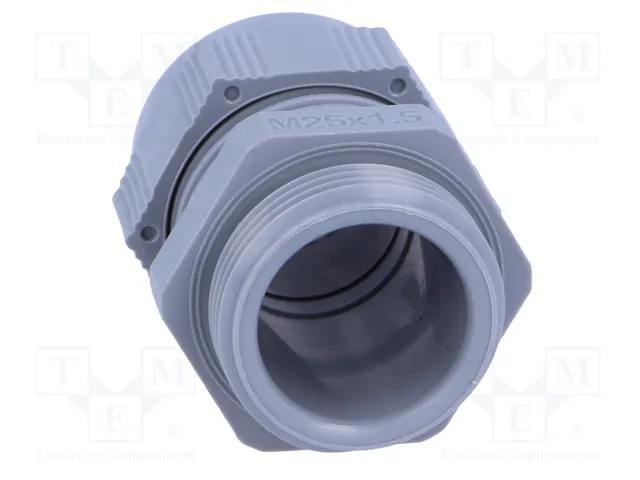 HELU Sello aislante M25 1,5 IP68 gris oscuro