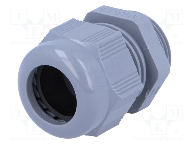 HELU Sello aislante M25 1,5 IP68 gris oscuro