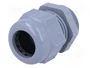 HELU Sello aislante M25 1,5 IP68 gris oscuro