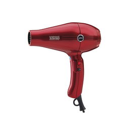 Gammapiu Secador 3500 Tormalionic Cherry Red - Potencia Máxima, Cabello Hidratado y Brillante