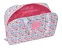 Safta Neceser Rectangular Moos Flores Reciclado 31x14x19 cm