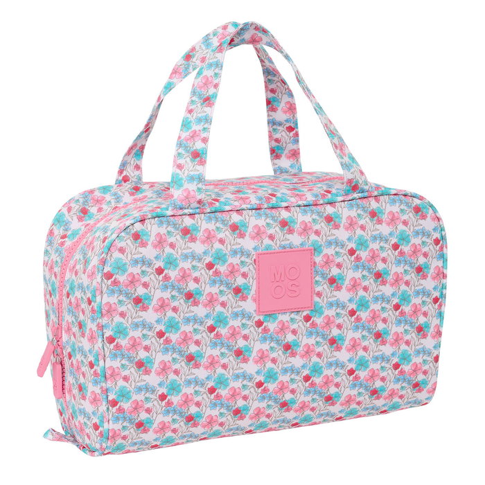 Neceser de Viaje Moos Flores Multicolor 31 x 14 x 19 cm Neceser de Viaje Moos Flores Multicolor 31 x 14 x 19 cm