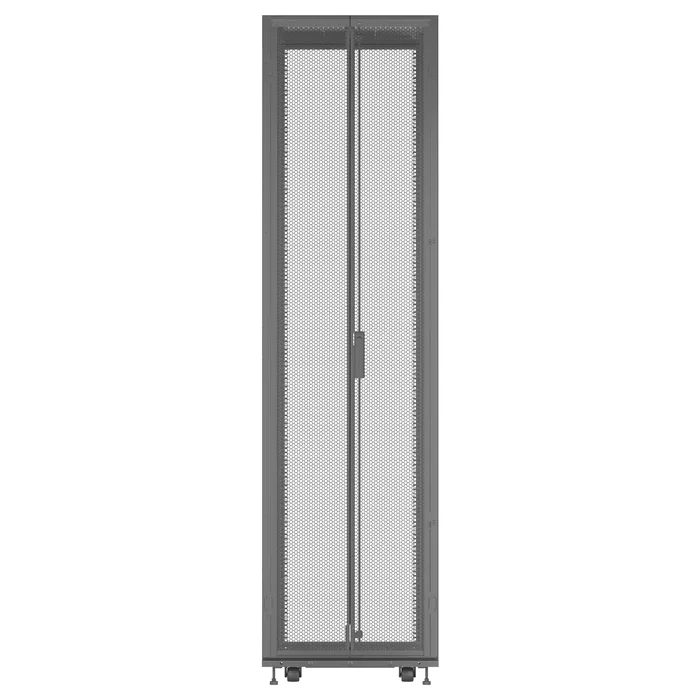 Vertiv VR3307 Armario Rack 48U Independiente 19" Negro RAL 7021 - Puertas Extraíbles, Gestión de Cables, Patas Ajustables