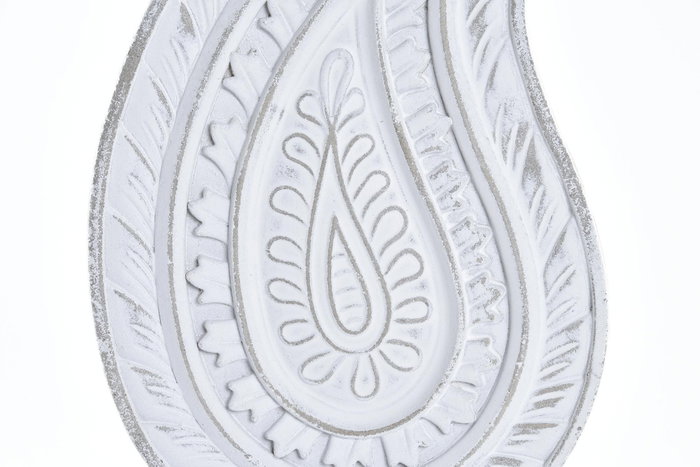 DKD Home Decor Decoración MDF Pasley Decape Blanco