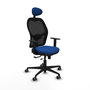 PIQUERAS Y CRESPO Silla de oficina Jorquera Azul con mecanismo Sincro/Traslack