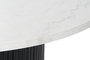 DKD Home Decor Mesa Centro Moderno Blanco Negro Marmol MDF 80 x 42 x 80 cm