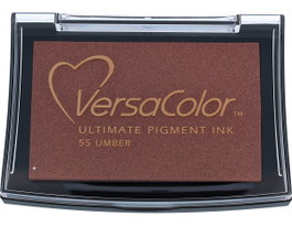 Tsukineko Almohadilla de Tinta VersaColor Ocre Oscuro Opaca 95x65mm