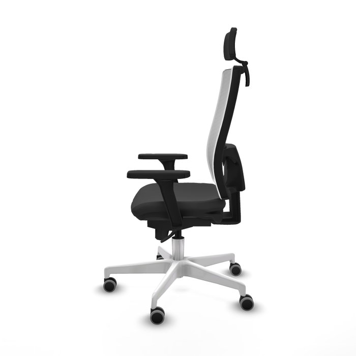 PIQUERAS Y CRESPO Silla de oficina Horna Gris oscuro y Blanco PIQUERAS Y CRESPO Silla de oficina Horna Gris oscuro y Blanco