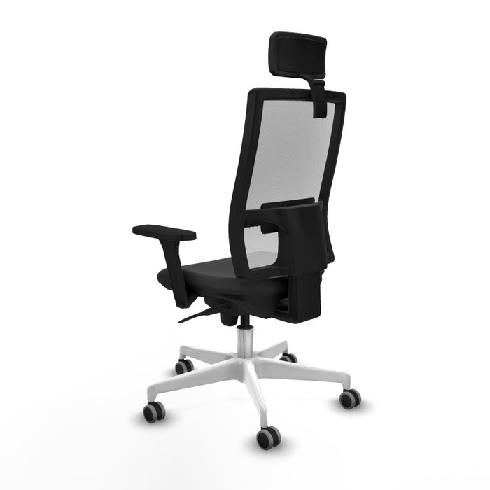 PIQUERAS Y CRESPO Silla de oficina Horna Gris oscuro y Blanco PIQUERAS Y CRESPO Silla de oficina Horna Gris oscuro y Blanco