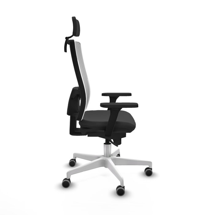 PIQUERAS Y CRESPO Silla de oficina Horna Gris oscuro y Blanco PIQUERAS Y CRESPO Silla de oficina Horna Gris oscuro y Blanco