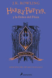 Harry Potter y la orden del fénix, J. K. Rowling - Penguin Random House Grupo Editorial, S.A.U. Edición Ravenclaw