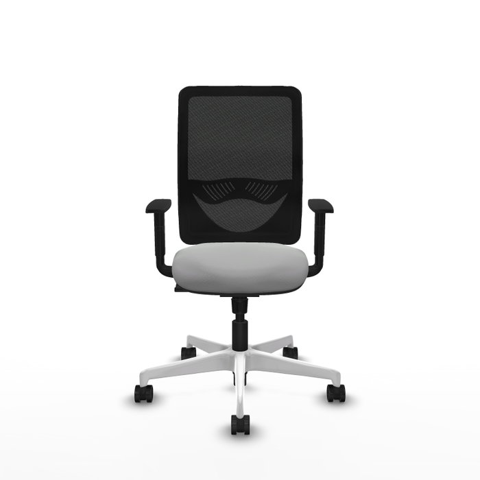 PIQUERAS Y CRESPO Silla de oficina Zulema con mecanismo Sincro, Gris claro y Negro PIQUERAS Y CRESPO Silla de oficina Zulema con mecanismo Sincro, Gris claro y Negro
