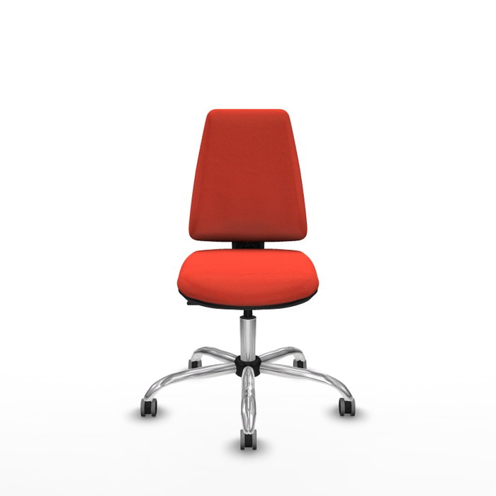 PIQUERAS Y CRESPO Silla de oficina Elche Naranja oscuro sin brazos PIQUERAS Y CRESPO Silla de oficina Elche Naranja oscuro sin brazos
