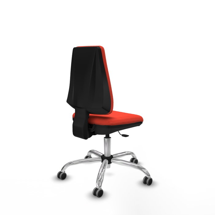 PIQUERAS Y CRESPO Silla de oficina Elche Naranja oscuro sin brazos PIQUERAS Y CRESPO Silla de oficina Elche Naranja oscuro sin brazos