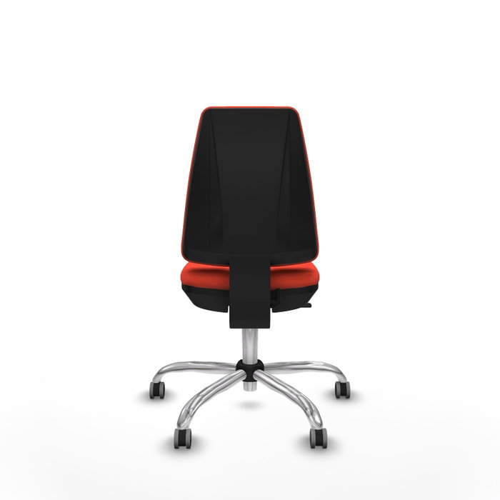 PIQUERAS Y CRESPO Silla de oficina Elche Naranja oscuro sin brazos PIQUERAS Y CRESPO Silla de oficina Elche Naranja oscuro sin brazos