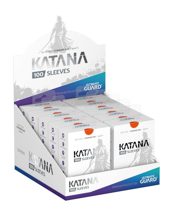 Ultimate Guard Katana Sleeves Standard Size (100) - Naranja