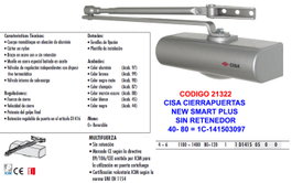 CISA Newsmart Plus 2-4 sin retén