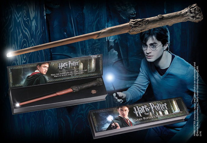 Harry Potter Réplica Varita de Harry con luz Harry Potter Réplica Varita de Harry con luz