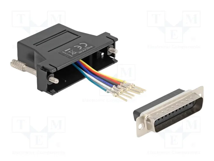 DeLOCK 67092 Adaptador D-Sub 25 Pin Macho a RJ12 Hembra Negro DeLOCK 67092 Adaptador D-Sub 25 Pin Macho a RJ12 Hembra Negro